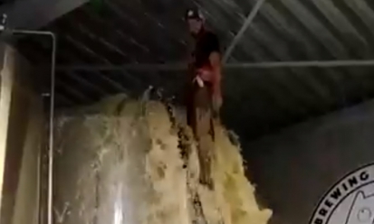 Tank stroomt over bij Uiltje Brewing Company in Haarlem